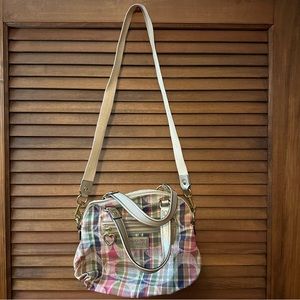 Coach Daisy Madras Flower Crossbody